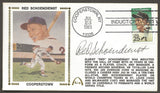 Red Schoendienst Autographed Hall Of Fame Gateway Stamp Commemorative Cachet Envelope (Copy)