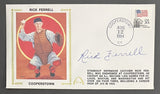 Rick Ferrell Autographed Hall Of Fame Gateway Stamp Commemorative Cachet Envelope