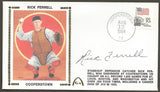 Rick Ferrell Autographed Hall Of Fame Gateway Stamp Commemorative Cachet Envelope