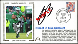 Saquon Barkley Autographed 2,000 Yard Season Gateway Stamp Commemorative Cachet Envelope