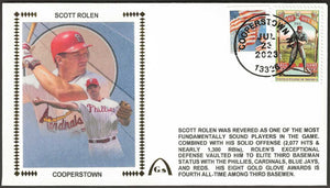 Scott Rolen Hall Of Fame Autographed Gateway Stamp Envelope