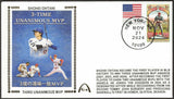 Shohei Ohtani UnSigned 3x Unanimous MVP Gateway Stamp Envelope - Los Angeles Angels & Dodgers