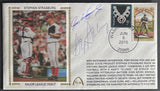 Stephen Strasburg & Ivan Rodriguez JSA Autogarphed Major League Debut Gateway Stamp Cachet Envelope