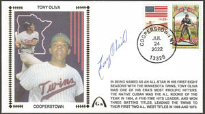 Tony Oliva Hall Of Fame HOF Autographed Gateway Stamp Commemorative Cachet Envelope