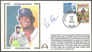 Pedro Martinez Autographed Hall Of Fame Gateway Stamp Cachet Envelope - Boston Red Sox