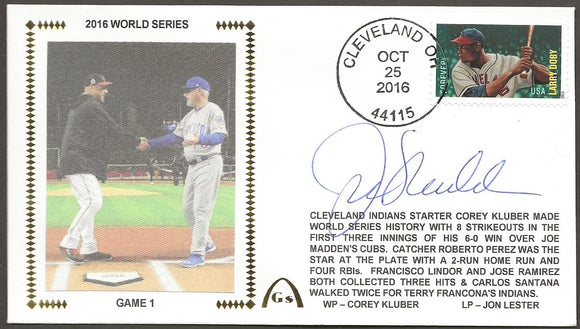 Joe Maddon Autographed Game 1 of the 2016 World Series