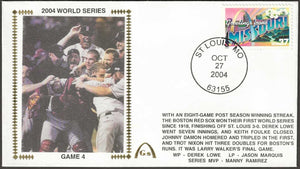 ADD Keith Foulke Autograph- 2004 World Series Game 4 Gateway Stamp Envelope - Boston Red Sox