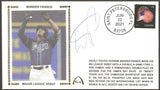 Wander Franco Major League Debut Autographed Gateway Stamp Envelope - Tampa Bay Rays