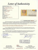 500 Home Run Club w/ 12 Autographs & JSA Letter Gateway Stamp Envelope - 1989 Atlantic City Show