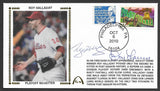 Roy Halladay & Don Larsen Autographed Playoff No Hitter Gateway Stamp Commemorative Cachet Envelope