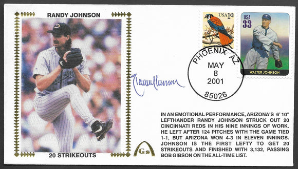 Randy Johnson Autographed 20 Strikeout Game