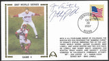 2007 World Series Gateway Stamp Envelope Set of 4 w/ Mike Lowell & Other Autograph options