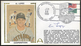 Al Lopez Autographed Hall Of Fame 50th Anniversary Gateway Stamp Envelope