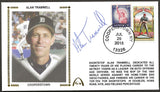 Alan Trammell Autographed Hall Of Fame REFUNDABLE DEPOSIT Gateway Stamp Envelope w/ Cooperstown Postmark - Detroit Tigers