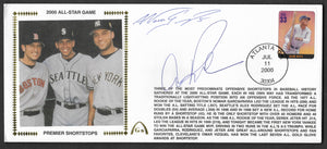 Alex Rodriguez & Nomar Garciaparra Autographed 2000 All-Star Premier Shortstops – Picturing Jeter, Rodriguez & Garciaparra
