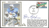 Barry Sanders Autographed Hall Of Fame Gateway Stamp Cachet Envelope - Detroit Lions