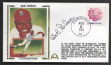 Bob Gibson Autographed Hall Of Fame Gateway Stamp Cachet Envelope