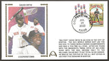 David Ortiz Hall Of Fame Autographed Gateway Stamp Envelope - Boston Red Sox