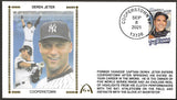 Derek Jeter Hall Of Fame Un-Autographed HOF Gateway Stamp Envelope - New York Yankees