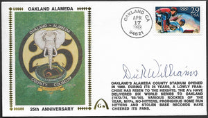 Dick Williams Autographed Oakland Alameda Stadium Gateway Stamp Commemorative Cachet Envelope