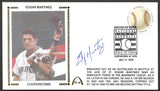 Edgar Martinez Autographed Hall Of Fame Gateway Stamp Envelope w/ Cooperstown Postmark - Seattle Mariners