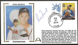 Greg Maddux Hall Of Fame Autographed Gateway Stamp Envelope - Atlanta Braves