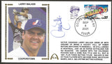 Larry Walker Autographed Hall Of Fame Gateway Stamp Cachet Envelope