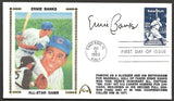 Ernie Banks Autographed 1983 All Star Honorary Captain Gateway Stamp Cachet Envelope - Chicago Cubs