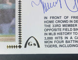 Miguel Cabrera DINGED Autographed 3,000 Hits Gateway Stamp Envelope