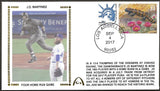 J.D. Martinez Un-Signed 4 Home Run Game Gateway Stamp Envelope - Arizona Diamondbacks