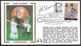 Jerry Coleman Hall Of Fame Gateway Stamp Envelope - Autographed w/ HOF Postmark