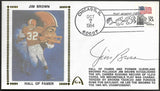 Jim Brown Autographed Career Rushing Record Gateway Stamp Envelope - Cleveland Browns