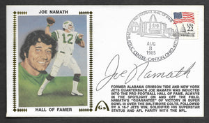 Joe Namath Hall Of Fame Induction Gateway Stamp Envelope