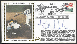 Kirk Gibson Iconic 1988 World Series Home Run Gateway Stamp Envelope - Autographed