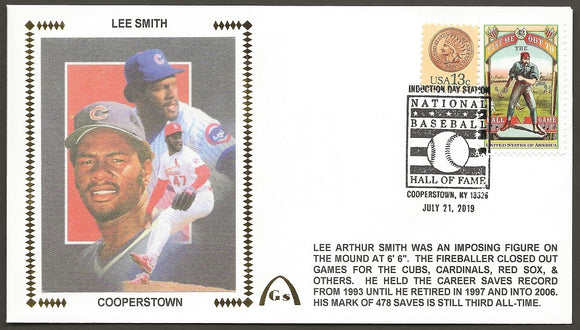 Lee Smith UN-Signed Hall Of Fame Gateway Stamp Envelope