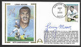 Lenny Moore Autographed Pro Football HOF 40th Anniversary Gateway Stamp Commemorative Cachet Envelope