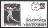 Manny Ramirez - 8 Home Runs Autographed Gateway Stamp Cachet Envelope - Cleveland Postmark