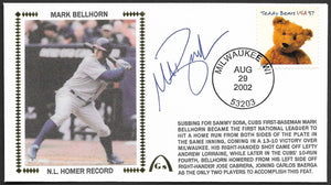 Mark Bellhorn Autographed Gateway Stamp Cachet Envelope - Chicago Cubs