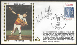 Mike Scott Autographed No Hitter - Houston Astros