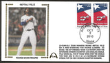 Neftali Feliz Un-Signed Rookie Saves Record Gateway Stamp Envelope - Texas Rangers