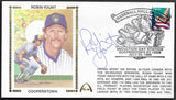 Robin Yount Autographed Hall Of Fame Gateway Stamp Commemorative Cachet Envelope