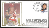 Ted Simmons Un-Signed Hall Of Fame Gateway Stamp Envelope w/ Cooperstown Postmark - St. Louis Cardinals & Milwaukee Brewers