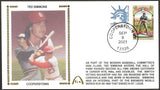 Ted Simmons Un-Signed Hall Of Fame Gateway Stamp Envelope w/ Cooperstown Postmark - St. Louis Cardinals & Milwaukee Brewers