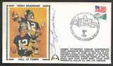 Terry Bradshaw Hall Of Fame Autographed Gateway Stamp Envelope