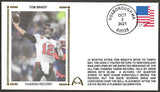 Tom Brady UN-Autographed Passing Yards Record Gateway Stamp Envelope
