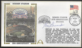 Tom Lasorda Autographed Dodger Stadium 25th Anniversary Gateway Stamp Envelope