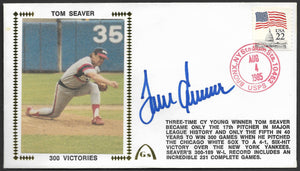 Tom Seaver 300 Wins Autographed Gateway Stamp Envelope