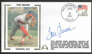 Tom Seaver Opening Day Record Autographed Gateway Stamp Envelope