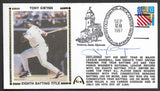 Tony Gwynn 8th Batting Title Autographed Gateway Stamp Commemorative Cachet Envelope