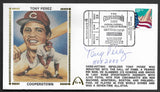 Tony Perez Hall Of Fame Autographed Gateway Stamp Cachet Envelope w/ HOF Postmark